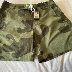 G-Star Camo Swim Trunk, Size Medium